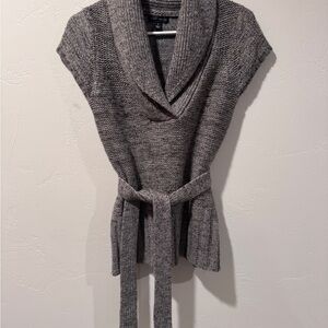 Willi Smith Charcoal Cowl Neck Sweater